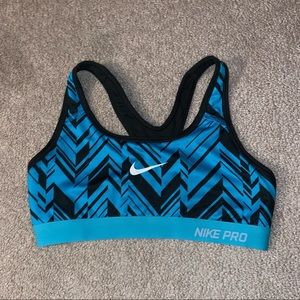 Blue Sports Bra